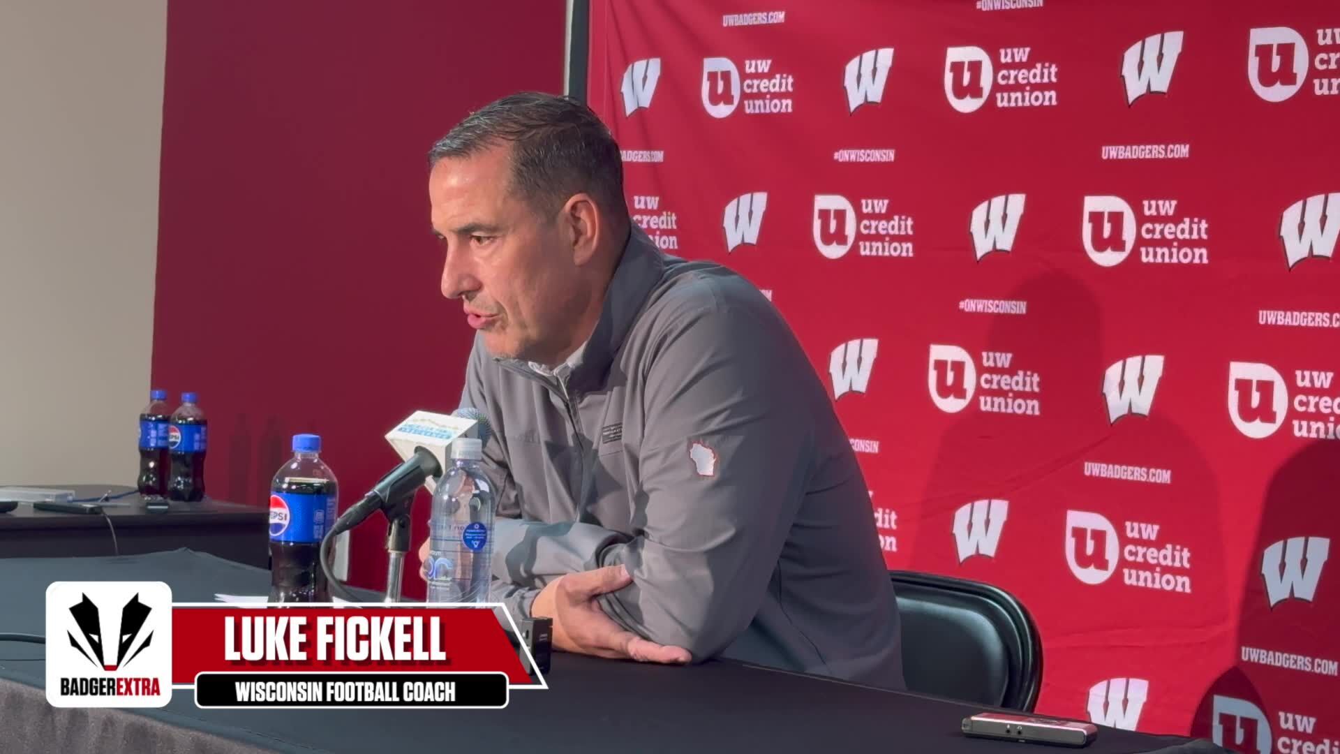 Fickell discusses messaging for Wisconsin football after Iowa loss heading into Oregon week